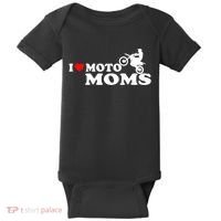 Great Gift I Love Moto Moms Baby Bodysuit thumb 0