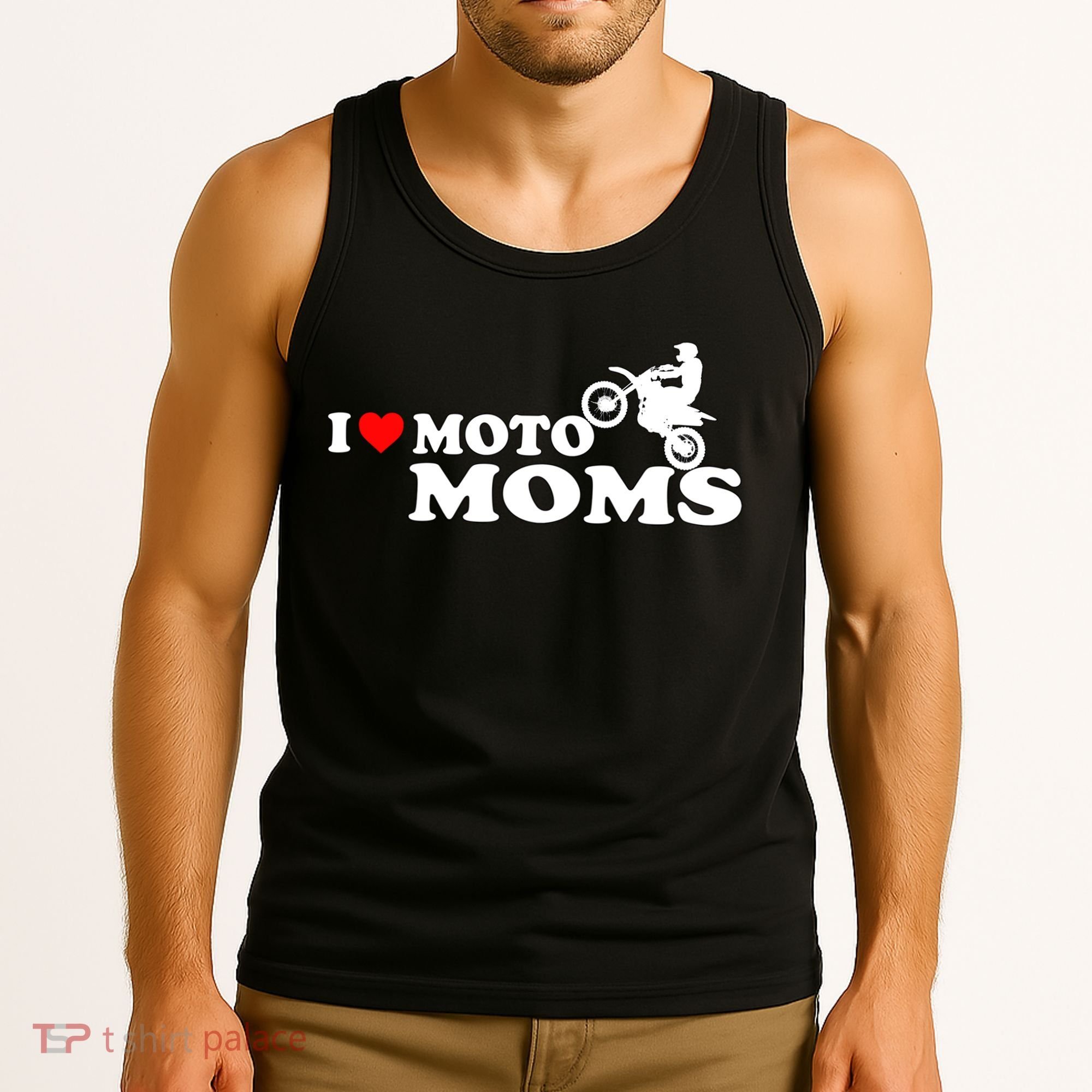 Great Gift I Love Moto Moms Tank Top