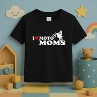 Great Gift I Love Moto Moms Toddler T-Shirt thumb 3