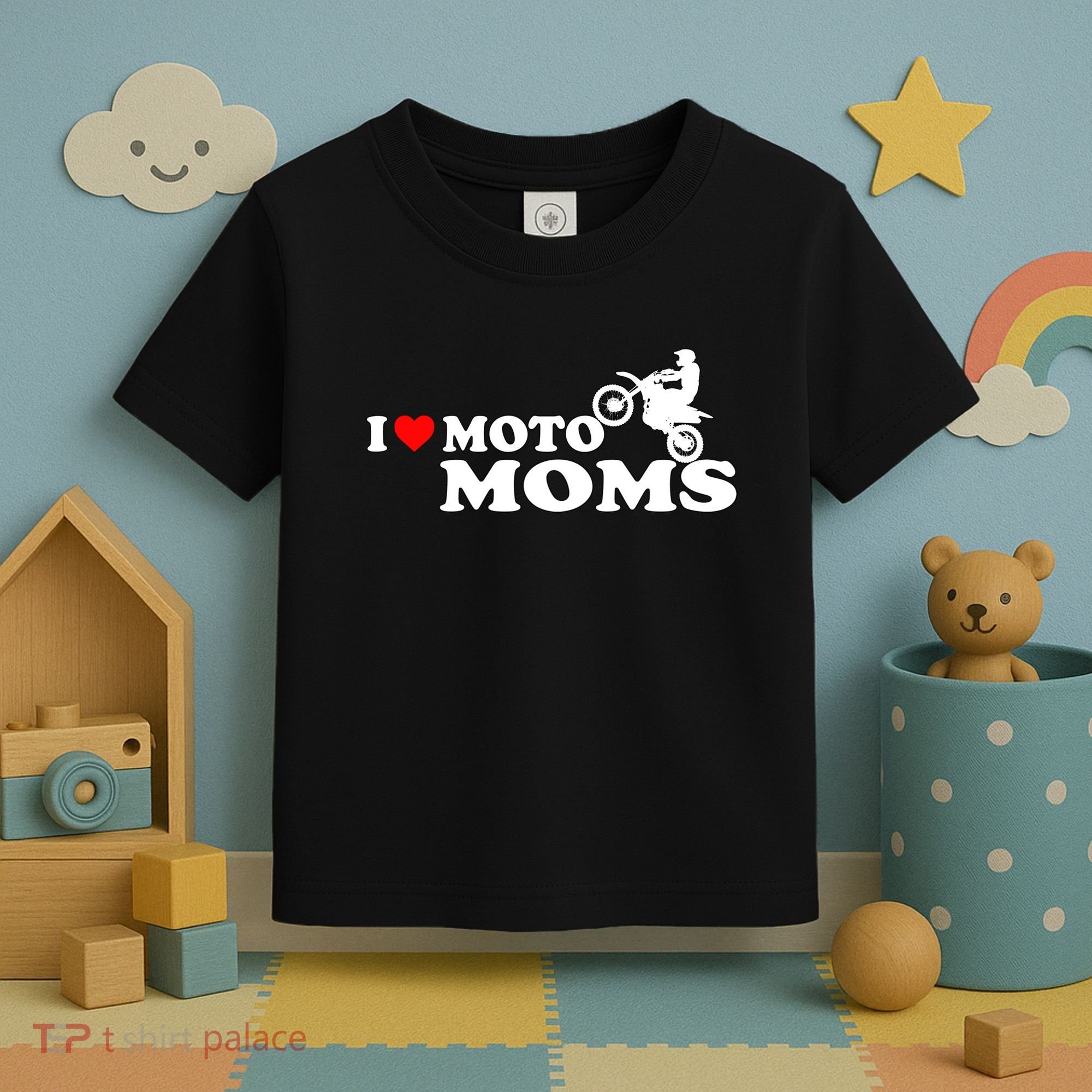 Great Gift I Love Moto Moms Toddler T-Shirt