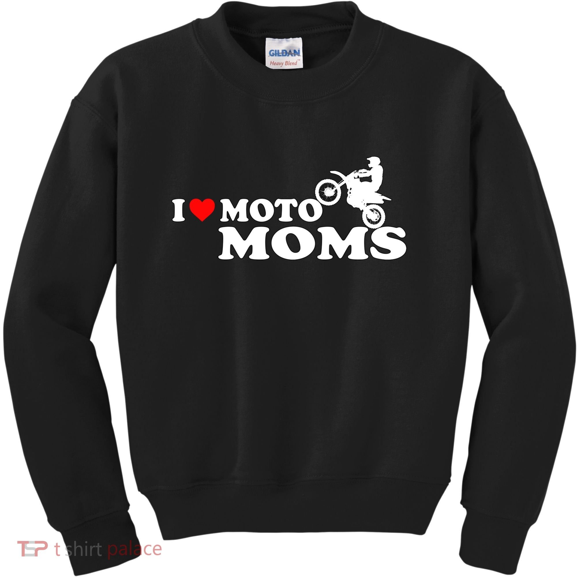 Great Gift I Love Moto Moms Kids Sweatshirt