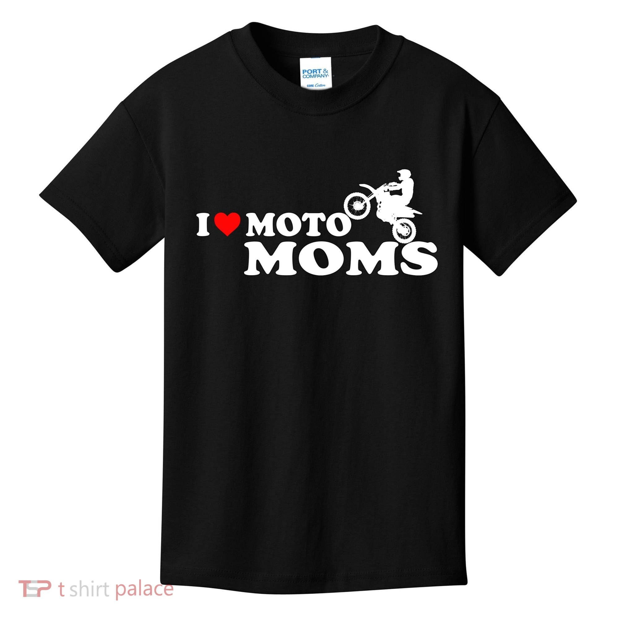 Great Gift I Love Moto Moms Kids T-Shirt