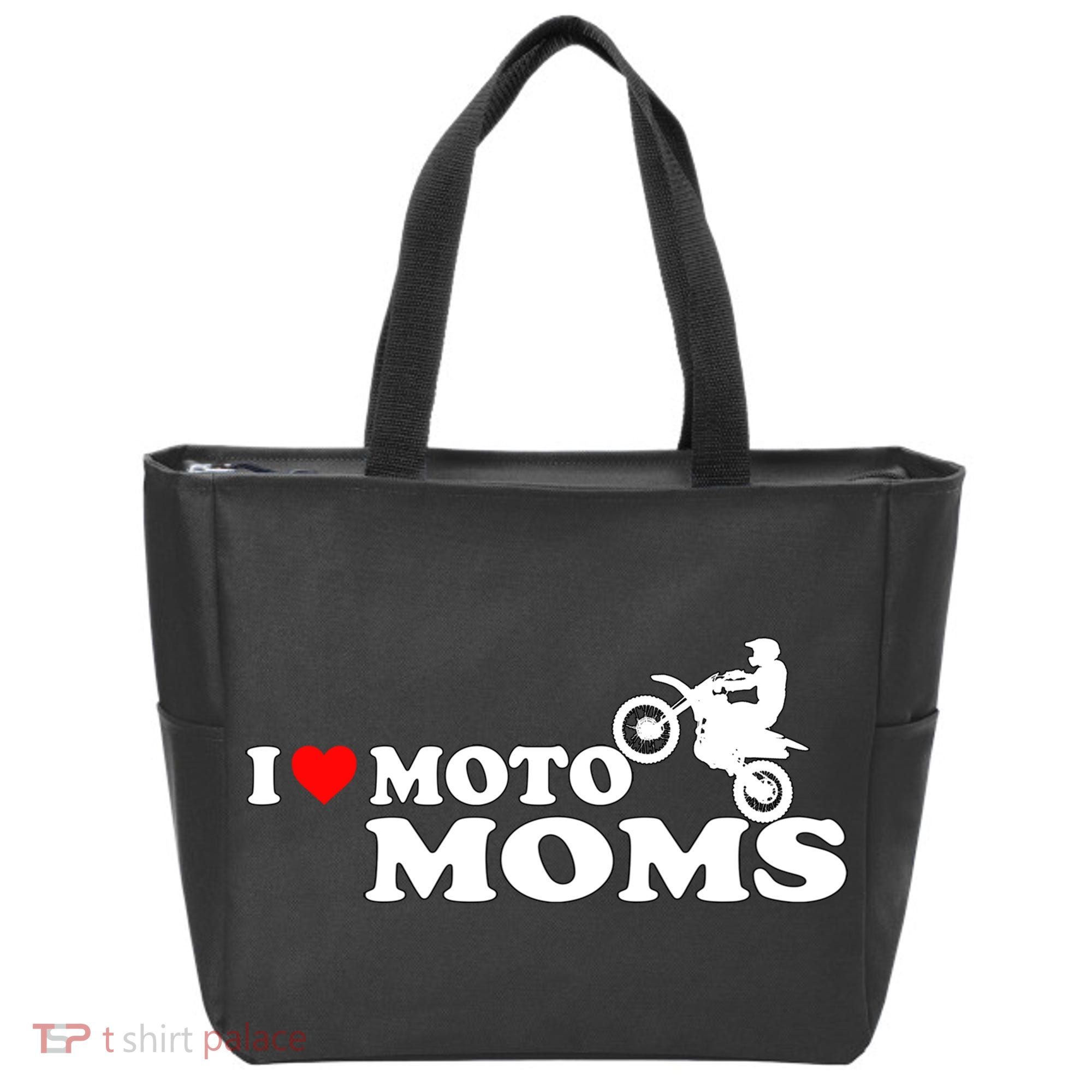 Great Gift I Love Moto Moms Tote Bag