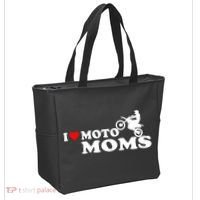 Great Gift I Love Moto Moms Tote Bag thumb 2