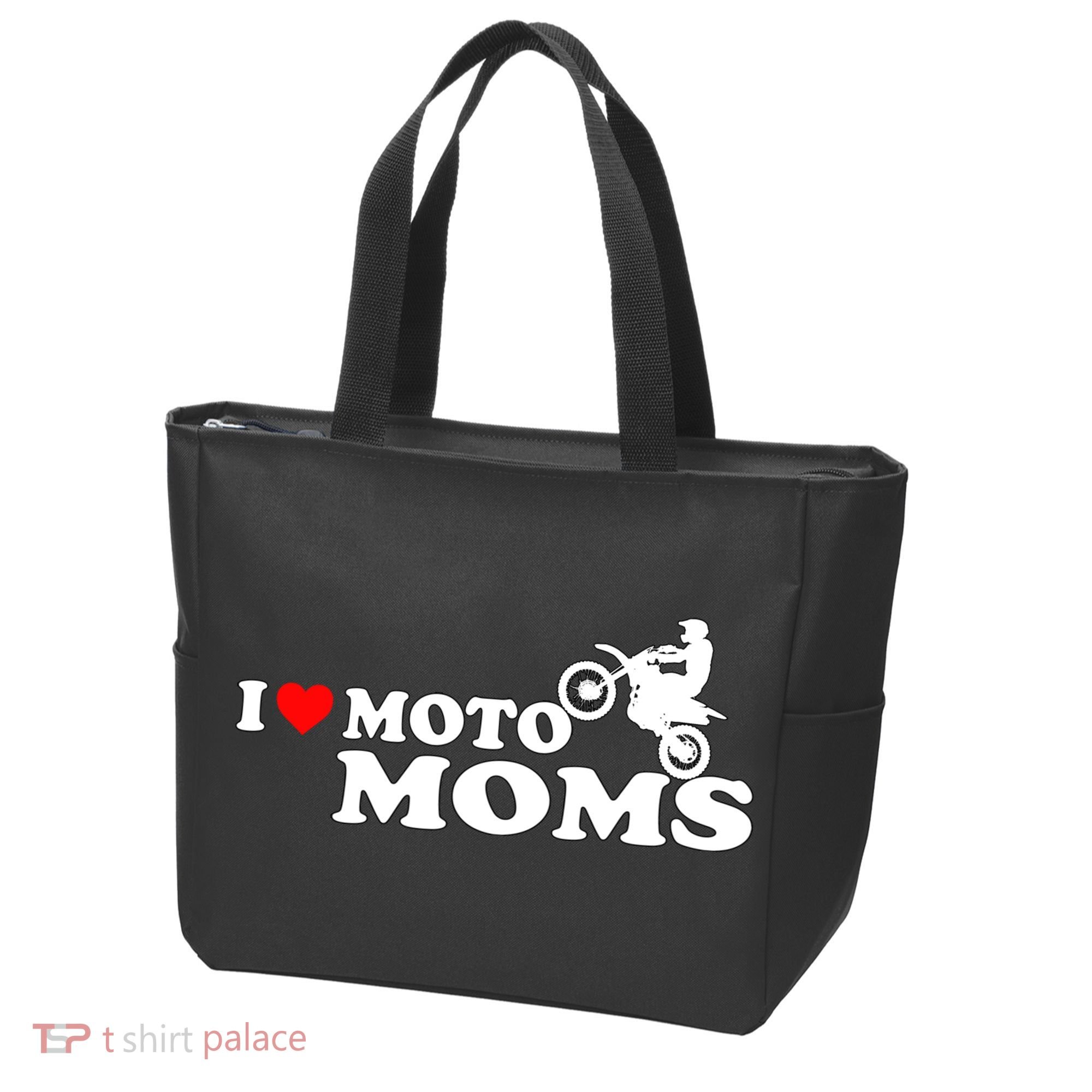 Great Gift I Love Moto Moms Tote Bag
