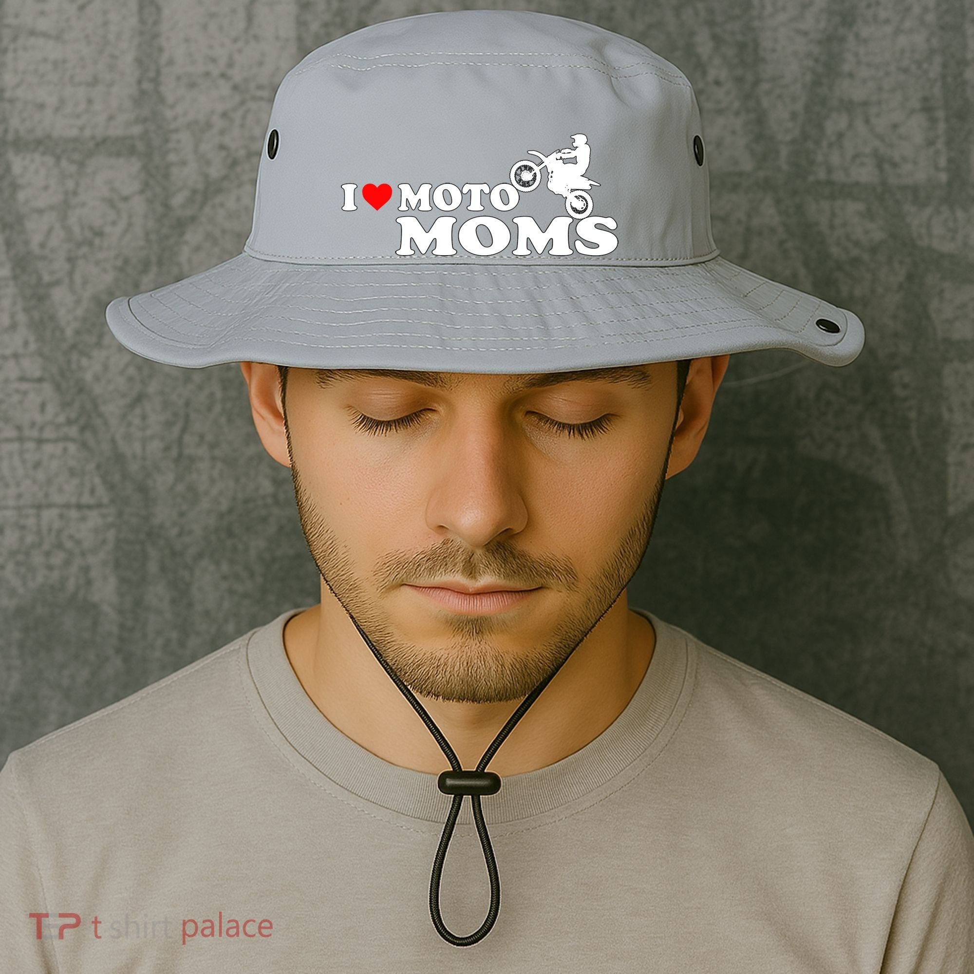 Great Gift I Love Moto Moms Bucket Hat