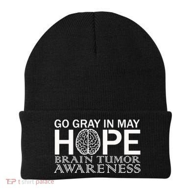 Go Gray In May Brain Cancer Beanie