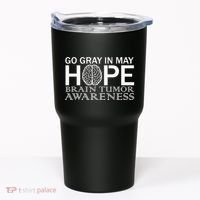 Go Gray In May Brain Cancer Tumbler thumb 0