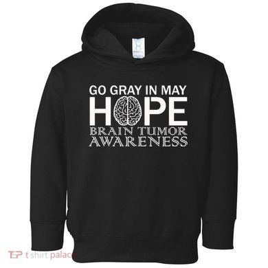 Go Gray In May Brain Cancer Toddler Hoodie