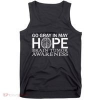 Go Gray In May Brain Cancer Tank Top thumb 0
