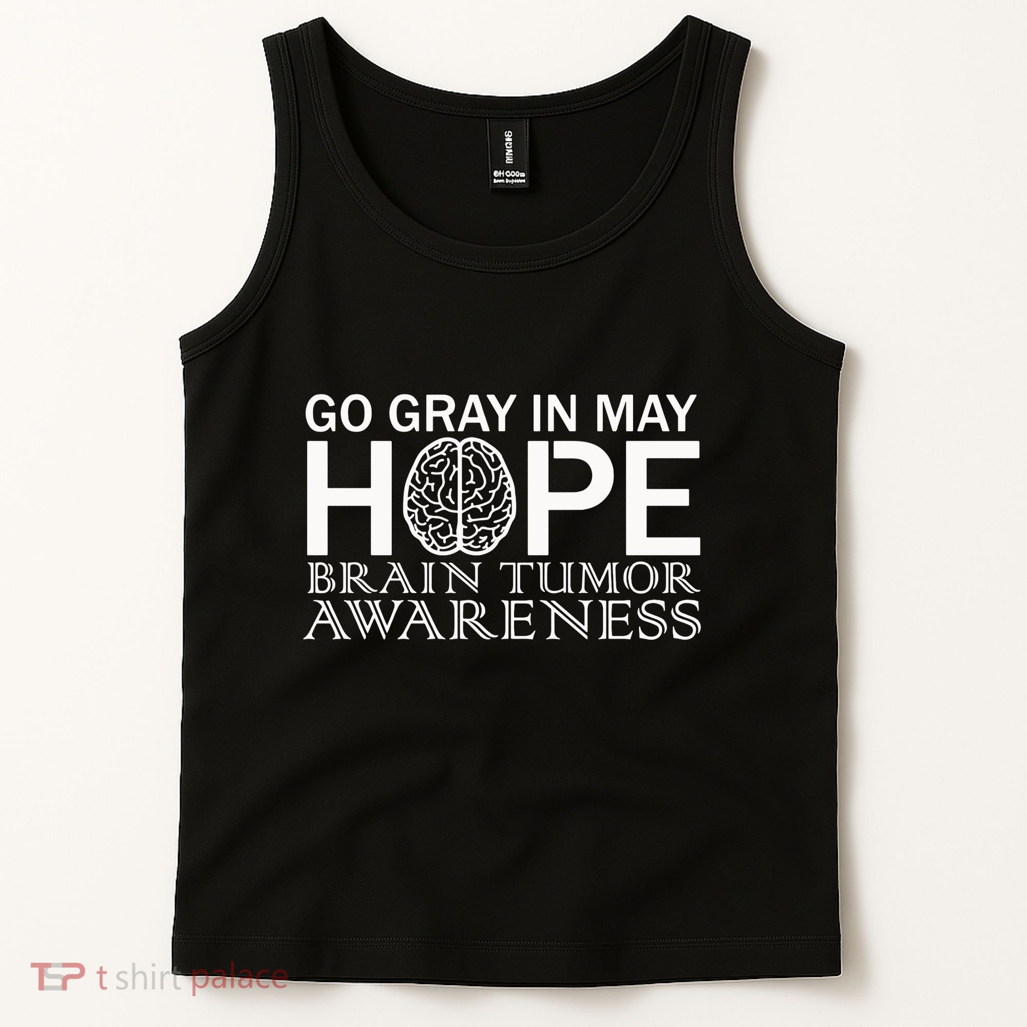 Go Gray In May Brain Cancer Tank Top