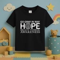 Go Gray In May Brain Cancer Toddler T-Shirt thumb 3