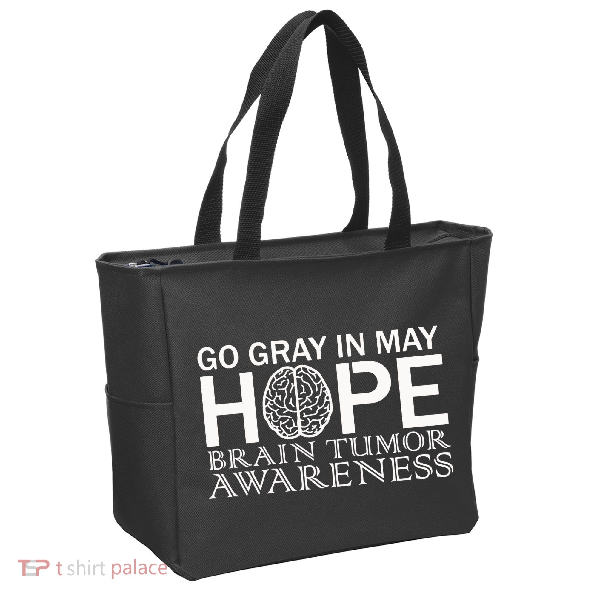 Go Gray In May Brain Cancer Tote Bag