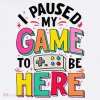 Gamer Girl I Paused My Game To Be Here Women's Tank Top thumb 5