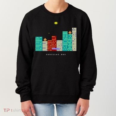 Gorillas.Bas Game In Qbasic Or Quickbasic Fanart Women's Sweatshirt