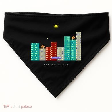 Gorillas.Bas Game In Qbasic Or Quickbasic Fanart USA-Made Doggie Bandana