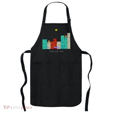 Gorillas.Bas Game In Qbasic Or Quickbasic Fanart Apron