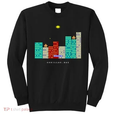 Gorillas.Bas Game In Qbasic Or Quickbasic Fanart Sweatshirt