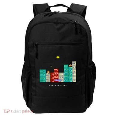 Gorillas.Bas Game In Qbasic Or Quickbasic Fanart Backpack
