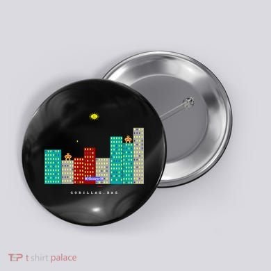 Gorillas.Bas Game In Qbasic Or Quickbasic Fanart Button
