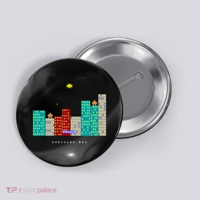 Gorillas.Bas Game In Qbasic Or Quickbasic Fanart Button