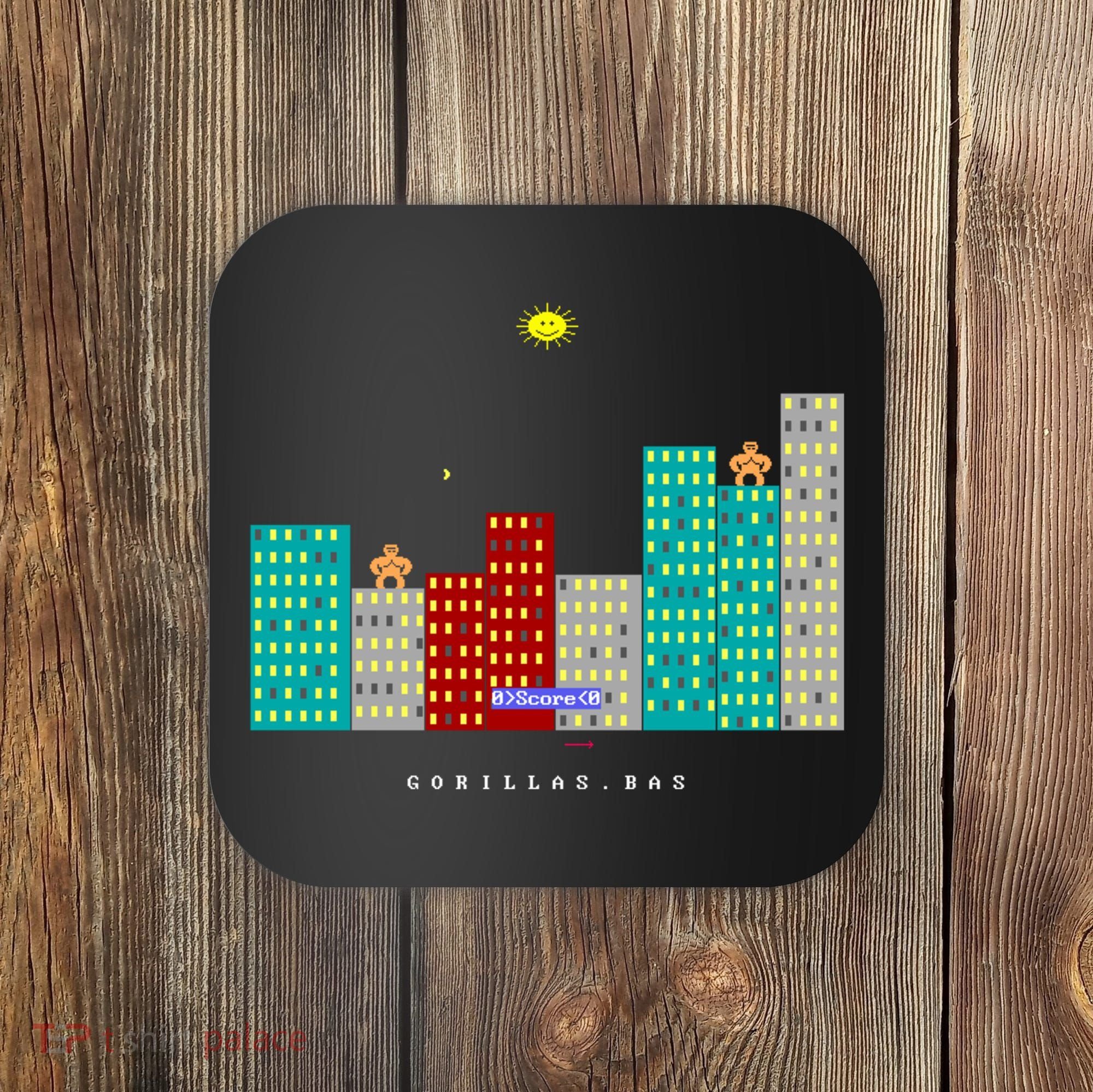 Gorillas.Bas Game In Qbasic Or Quickbasic Fanart Coaster