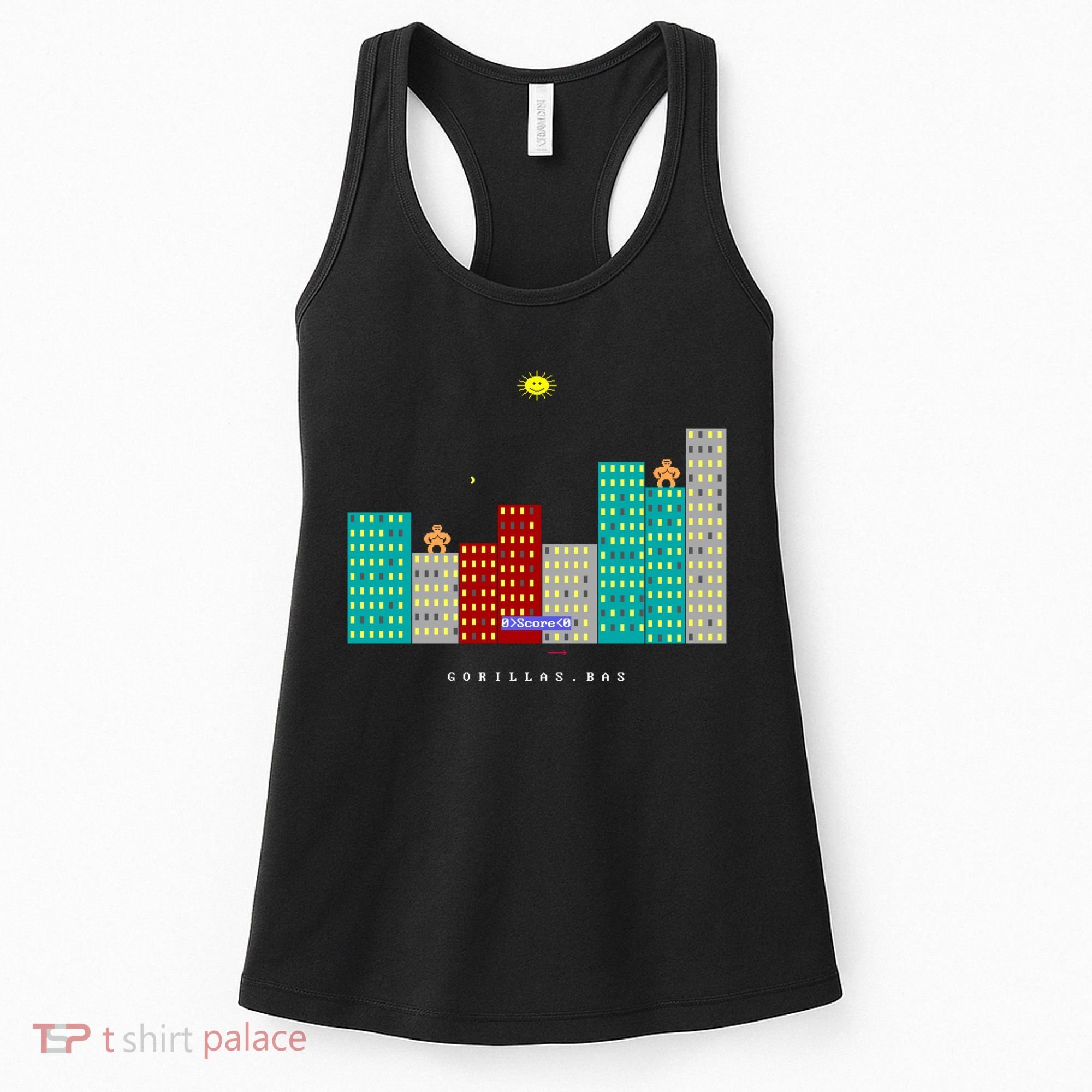 Gorillas.Bas Game In Qbasic Or Quickbasic Fanart Women's Tank Top