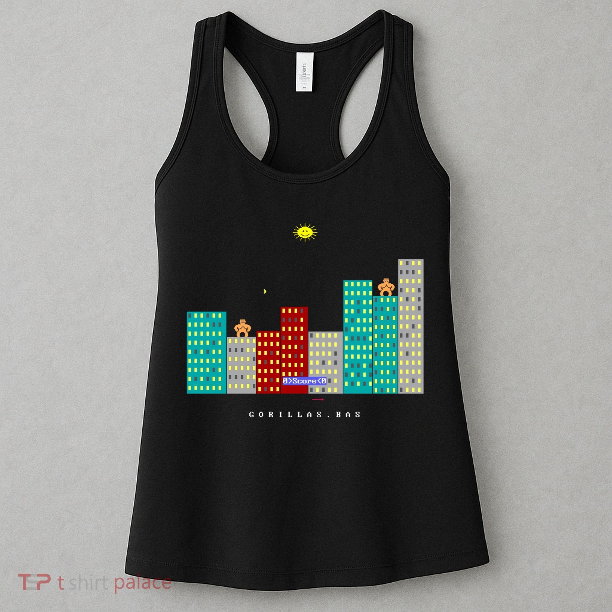 Gorillas.Bas Game In Qbasic Or Quickbasic Fanart Women's Tank Top
