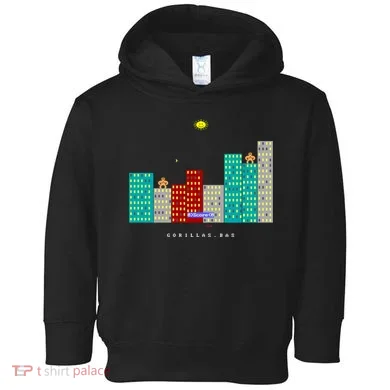 Gorillas.Bas Game In Qbasic Or Quickbasic Fanart Toddler Hoodie