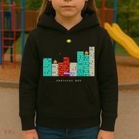 Gorillas.Bas Game In Qbasic Or Quickbasic Fanart Kids Hoodie thumb 3