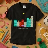 Gorillas.Bas Game In Qbasic Or Quickbasic Fanart Kids T-Shirt thumb 3