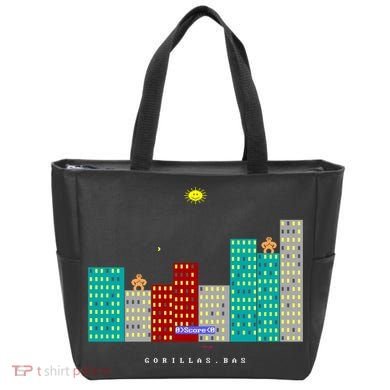 Gorillas.Bas Game In Qbasic Or Quickbasic Fanart Tote Bag