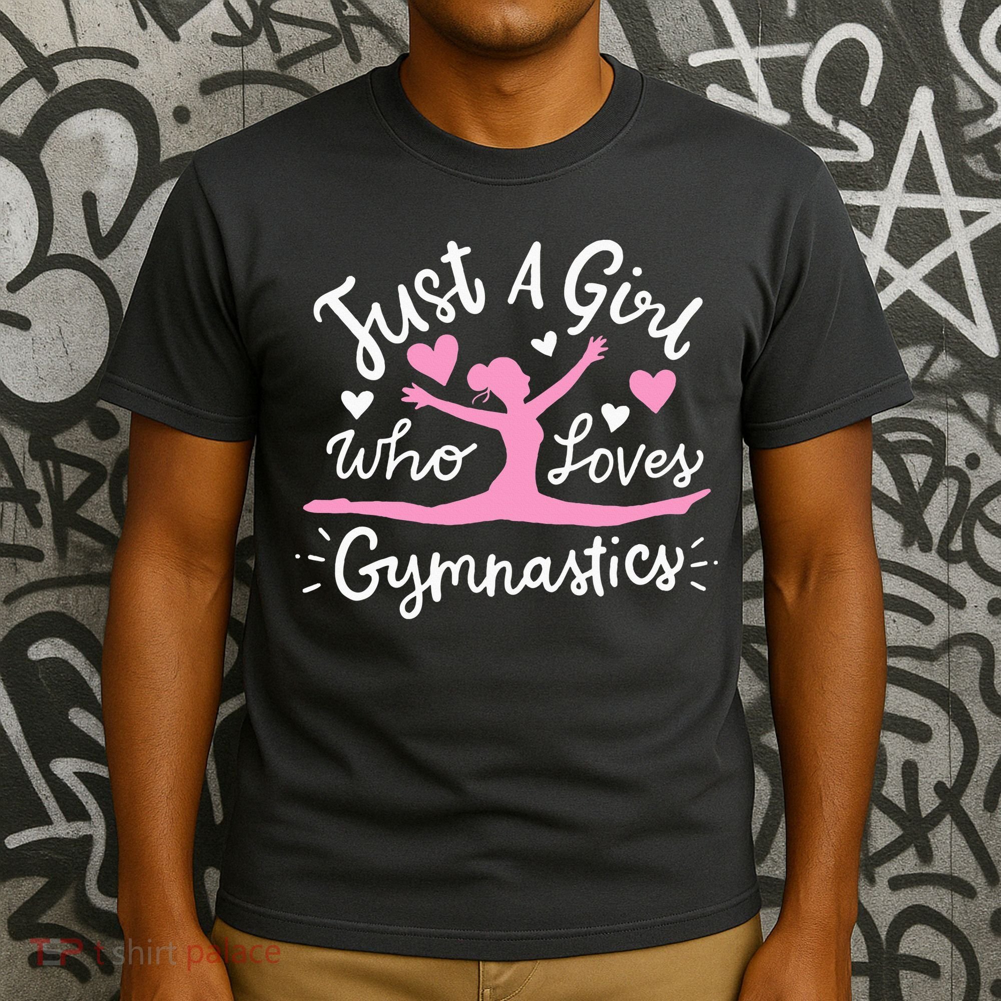 Gymnastics Gymnast Just A Girl Who Loves Gymnastics T-Shirt