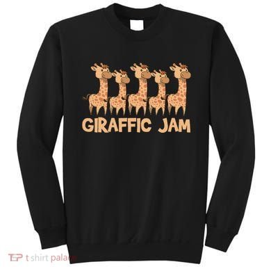 Giraffe Giraffic Jam Funny Pun Cute Sweatshirt