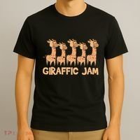 Giraffe Giraffic Jam Funny Pun Cute T-Shirt thumb 3
