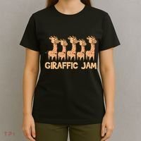 Giraffe Giraffic Jam Funny Pun Cute T-Shirt thumb 4