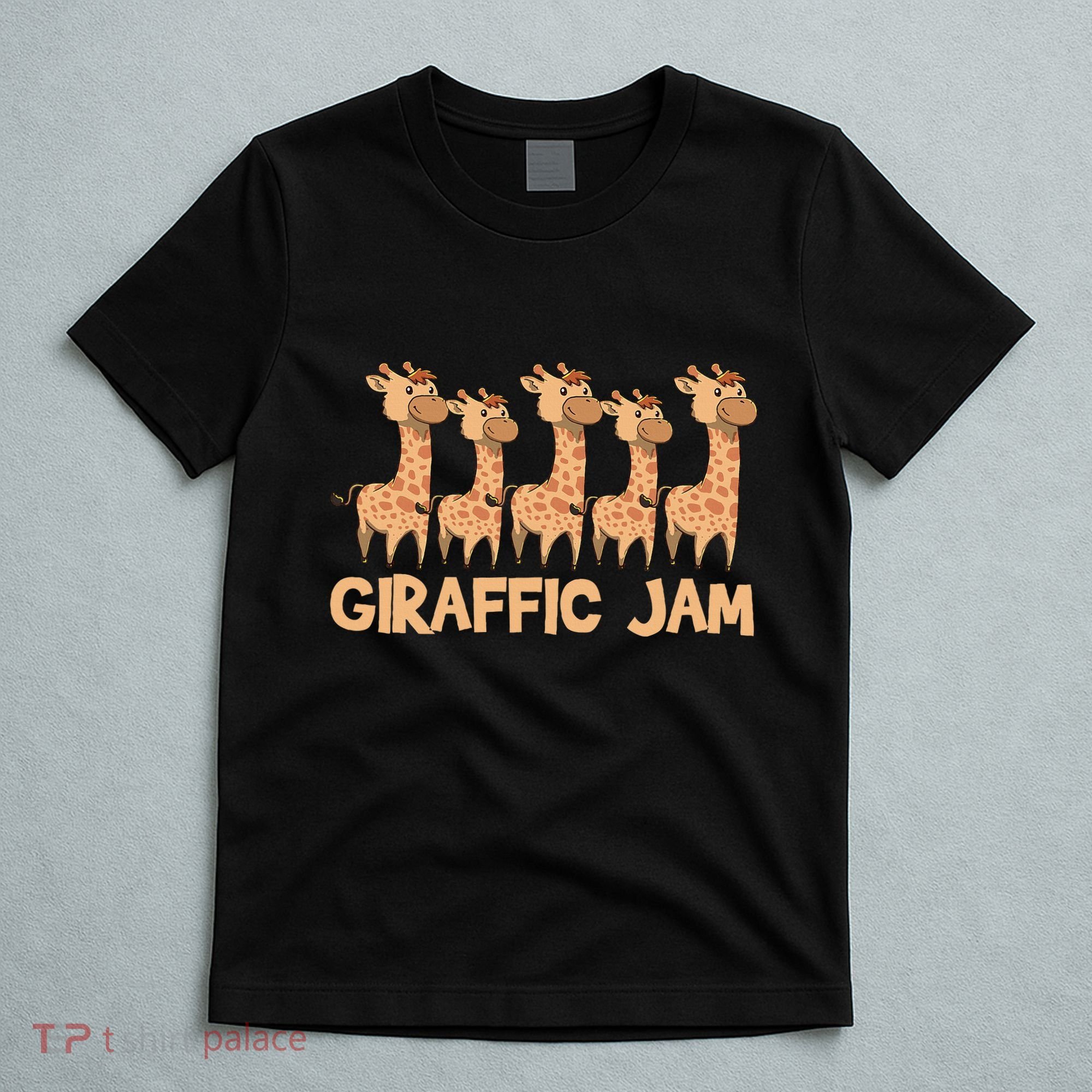 Giraffe Giraffic Jam Funny Pun Cute T-Shirt