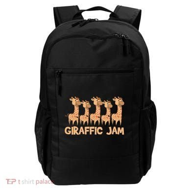 Giraffe Giraffic Jam Funny Pun Cute Backpack