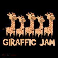 Giraffe Giraffic Jam Funny Pun Cute Women's Hoodie thumb 2