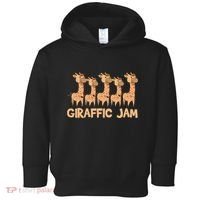 Giraffe Giraffic Jam Funny Pun Cute Toddler Hoodie thumb 0