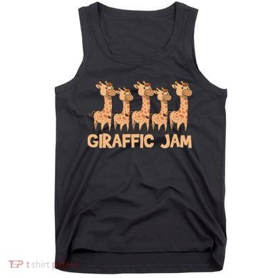 Giraffe Giraffic Jam Funny Pun Cute Tank Top