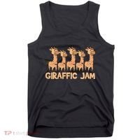 Giraffe Giraffic Jam Funny Pun Cute Tank Top thumb 0
