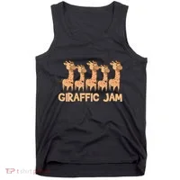 Giraffe Giraffic Jam Funny Pun Cute Tank Top thumb 0