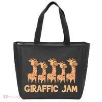 Giraffe Giraffic Jam Funny Pun Cute Tote Bag thumb 0