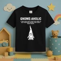 Garden Gnome Lover Gnome Aholic Funny Definition Gnomes Toddler T-Shirt thumb 3