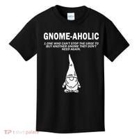 Garden Gnome Lover Gnome Aholic Funny Definition Gnomes Kids T-Shirt thumb 0