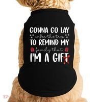 Gonna Go Lay Under Under The Tree Funny Christmas Doggie Tank thumb 0