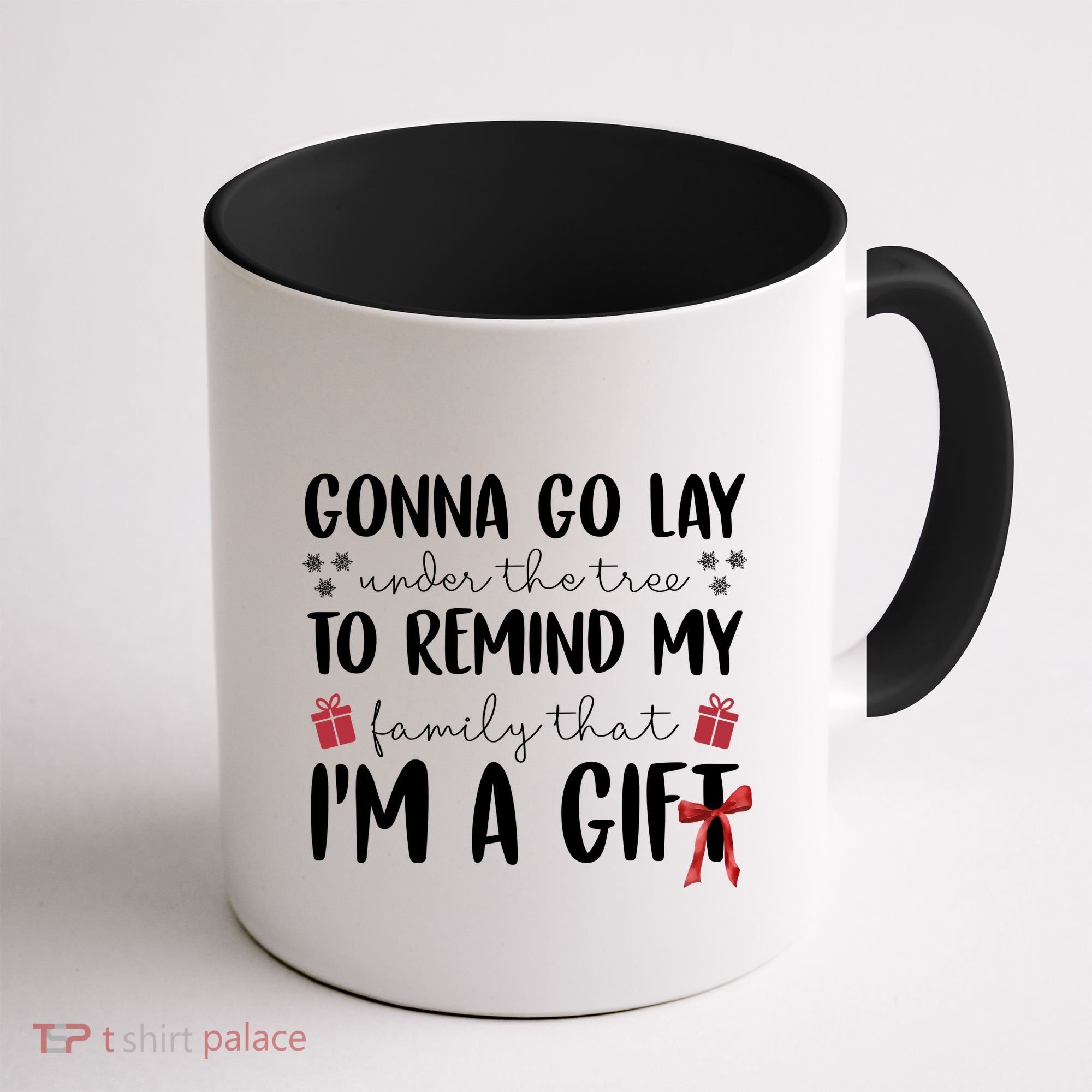 Gonna Go Lay Under Under The Tree Funny Christmas Coffee Mug
