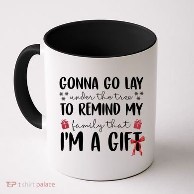 Gonna Go Lay Under Under The Tree Funny Christmas Coffee Mug