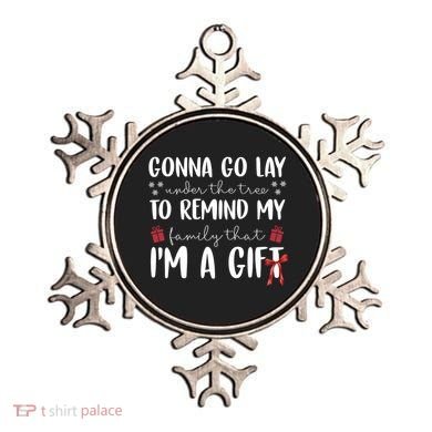 Gonna Go Lay Under Under The Tree Funny Christmas Ornament